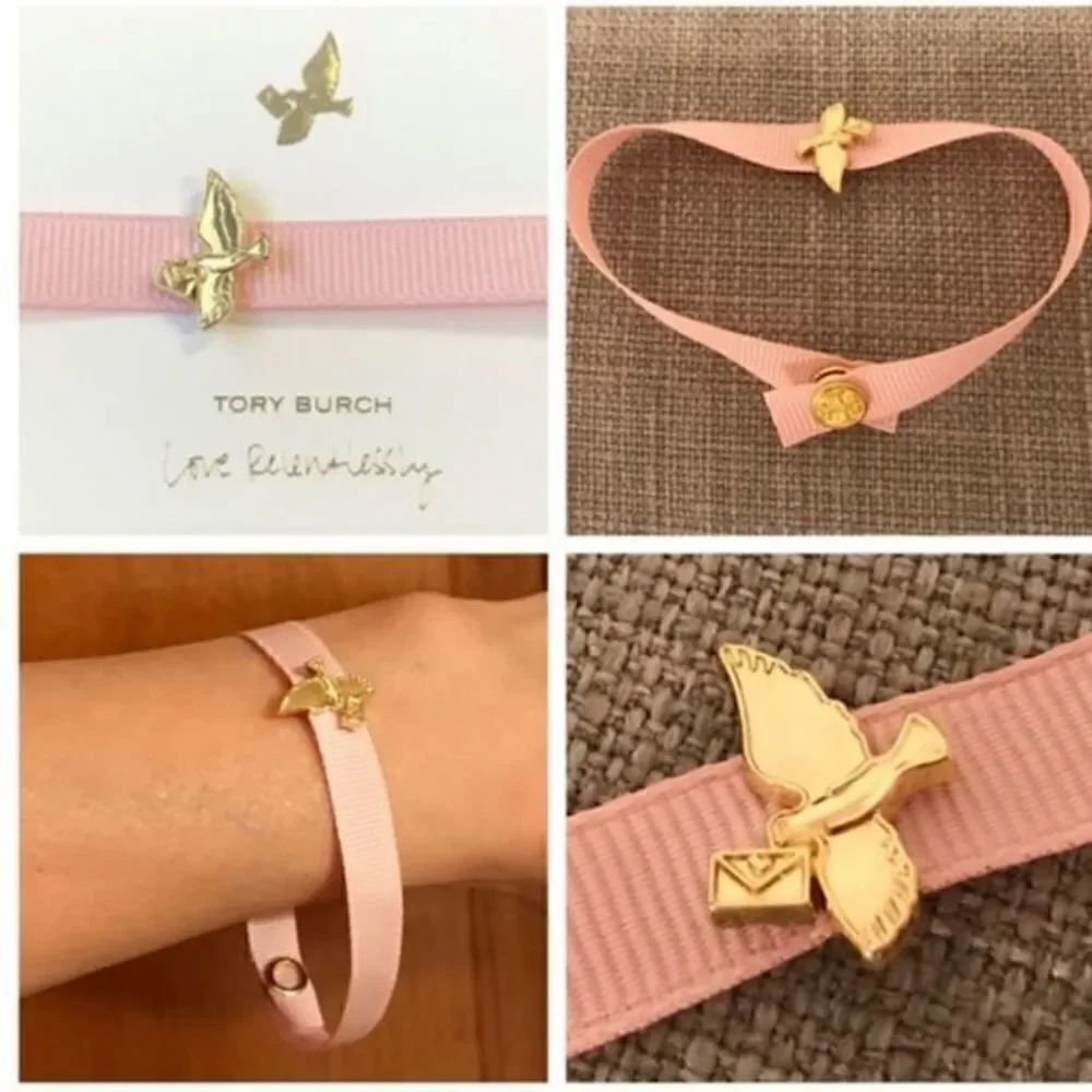 TORY Burch Love Relentlessly Ribbon Bracelet !